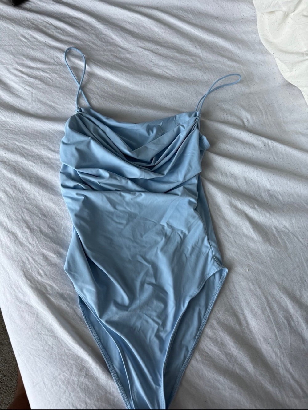 Zara Light Blue Bodysuit